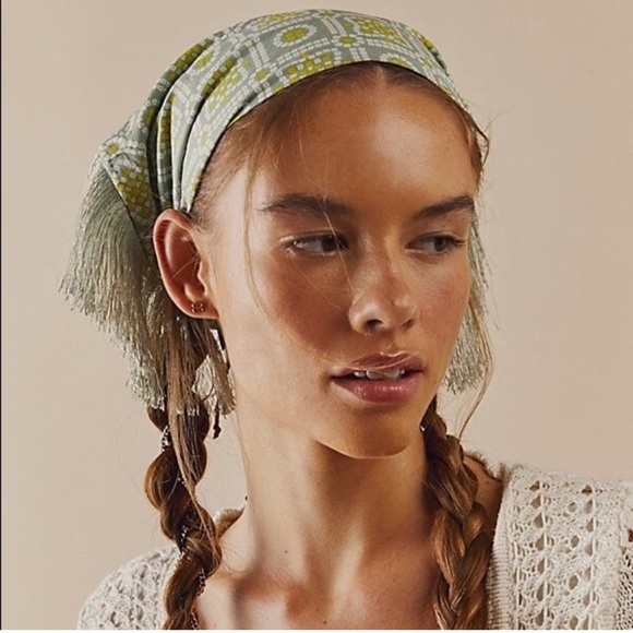 New🌟Free People Marrakesh Summer Hair Scarf-purple - Picture 6 of 6